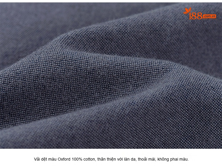 Áo Sơ Mi Tay Dài Nam Cotton Oxford Dáng Ôm Màu Trắng, Xanh Dương, Xám, Xanh Lá... chi tiết 40