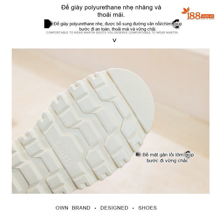 Giày Sneaker Nữ Da Bóng Đế Bánh Mì Chiều Cao Đế Khoảng 5cm Màu Trắng, Đen chi tiết 13