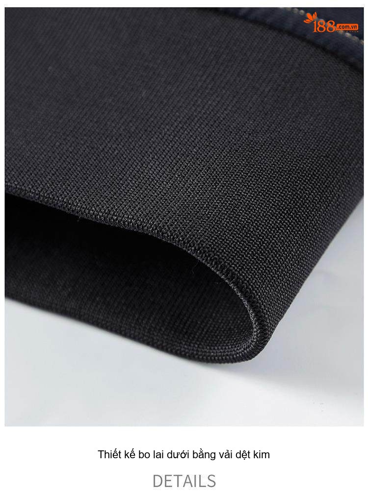 Áo Khoác Cotton Nam Lót Lông Có Mũ Trùm Đầu Dáng Rộng Màu Xanh Rêu, Xanh Navy chi tiết 19