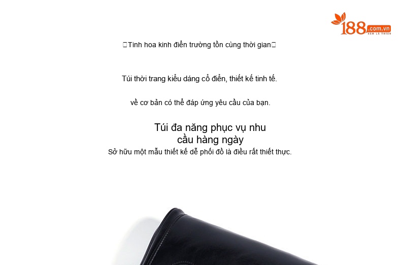 Túi Xách Tay Nữ Da Bóng Sức Chứa Lớn Thiết Kế Kelly Đeo Chéo Màu Nâu, Đen chi tiết 7