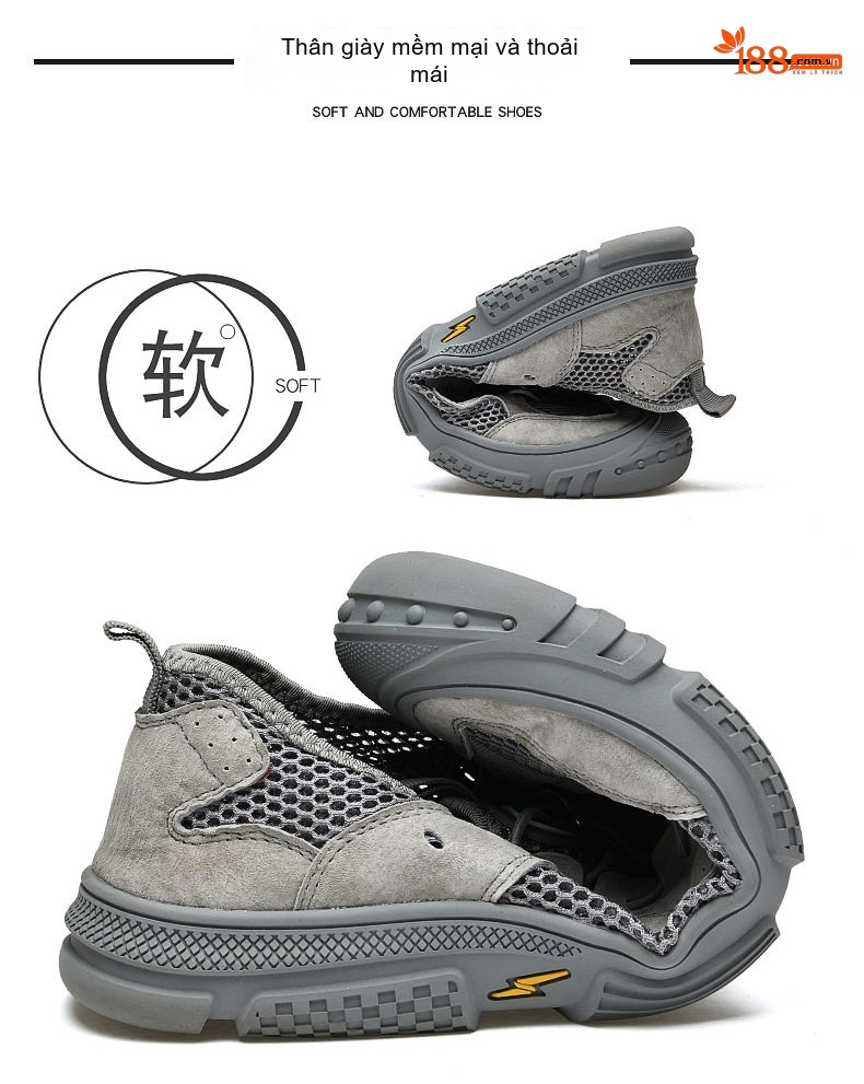 Sandal Nam Dây Rút Thể Thao Outdoor Thoáng Khí, Chống Nước, Nhanh Khô, Chống Mài Mòn, Chiều Cao Đế Khoảng 3cm Màu Be, Xám chi tiết 5