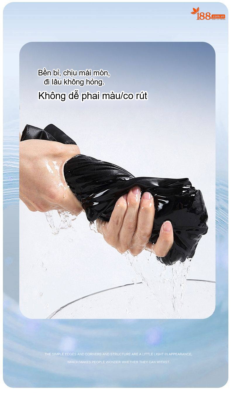 Quần Tây Nam Ống Đứng Dáng Ôm Vừa Vặn Lưng Cao Màu Đen chi tiết 6
