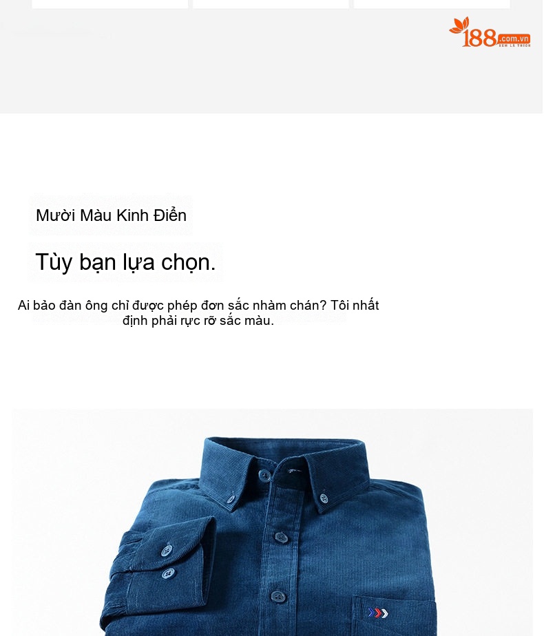 Áo Sơ Mi Nam Tay Dài Cotton Đũi Mỏng Màu Vàng, Xám, Xanh Dương, Đỏ... chi tiết 4