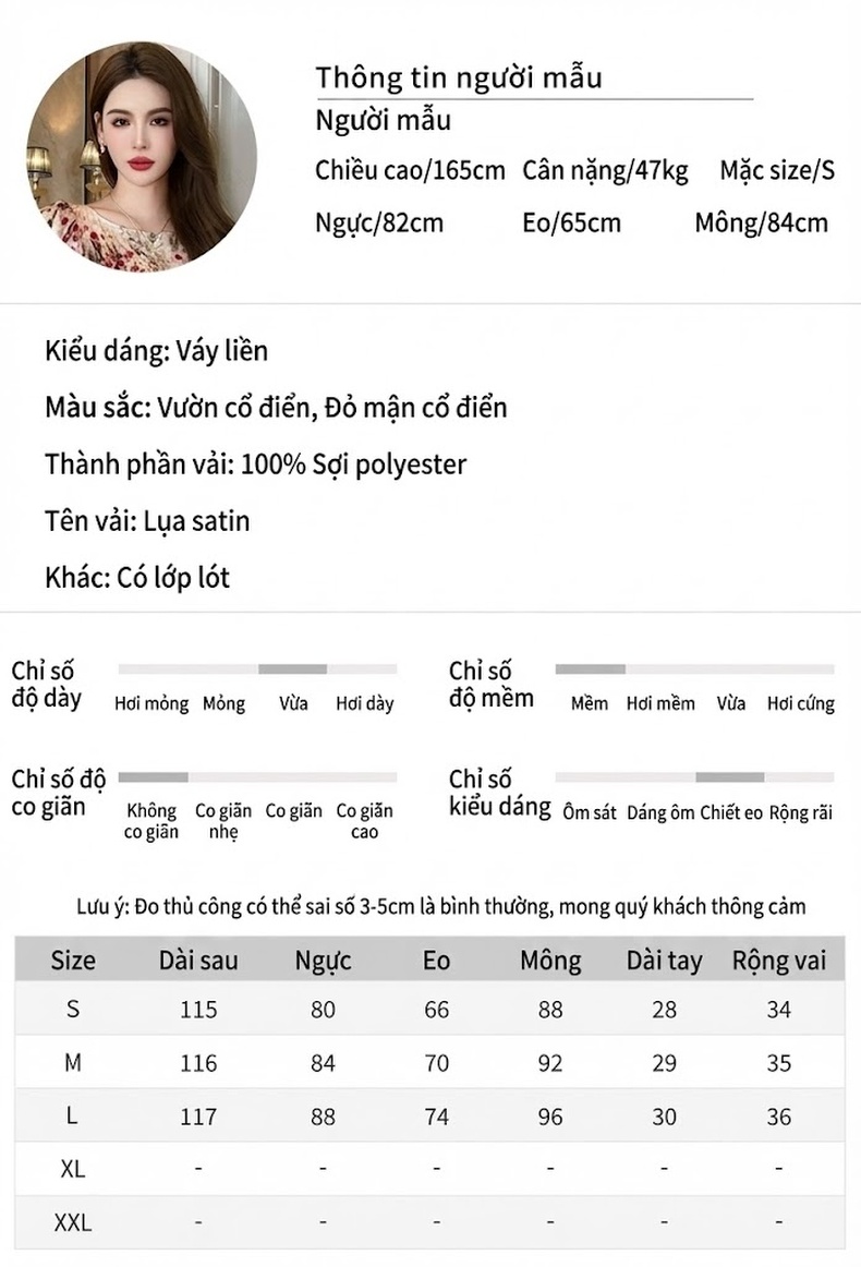 Váy Ôm Body Nữ Cổ Tròn Tay Ngắn Họa Tiết Tranh Thủy Mặc Phong Cách Cổ Điển chi tiết 2