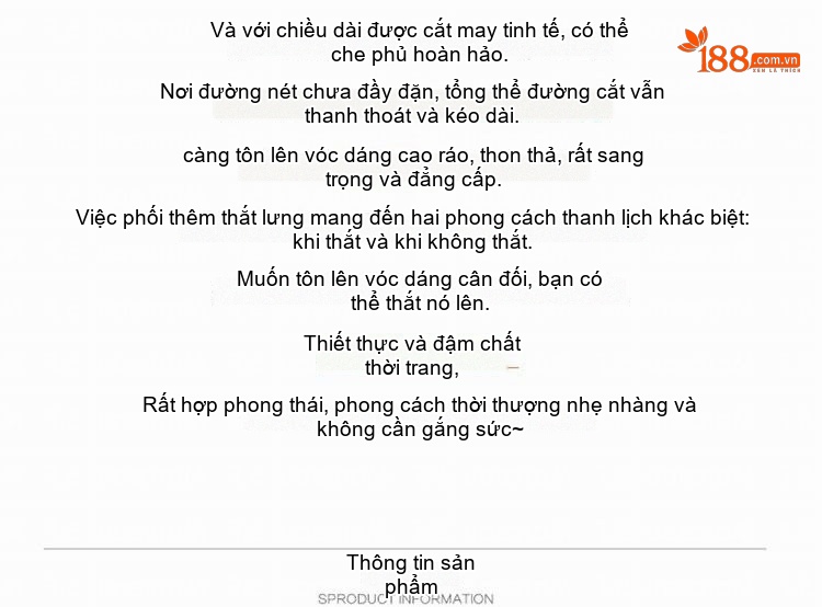 Áo Khoác Mangto Nữ Dáng Vừa Phong Cách Anh Quốc Màu Be chi tiết 5