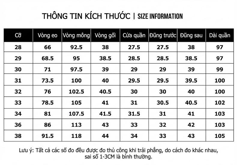 Quần Jean Dáng Ôm Nam Cotton Màu Trắng, Đen chi tiết 8