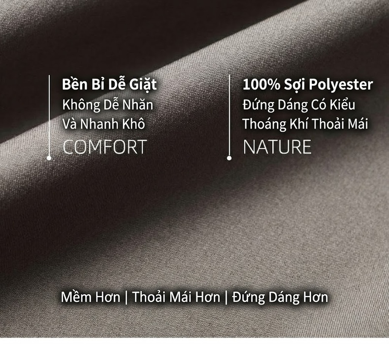 Áo Khoác Nam Dáng Suông Cổ Bẻ Khóa Kéo Mỏng Nhẹ Phong Cách Công Sở Màu Xám, Xanh Đen chi tiết 2
