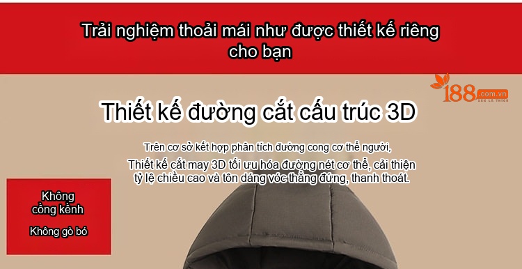 Áo Khoác Phao Nam Lông Vũ Có Mũ Trùm Đầu Dày Dặn Giữ Ấm Nhiều Lớp Màu Xanh Navy, Đen, Nâu chi tiết 14