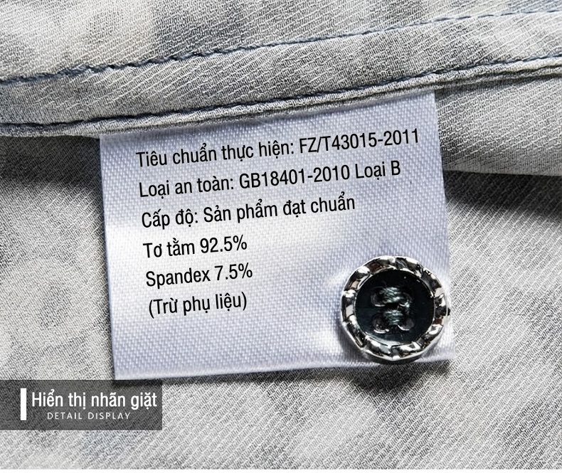 Áo Thun Nam Tay Ngắn Trung Niên Cotton Lụa Họa Tiết chi tiết 12