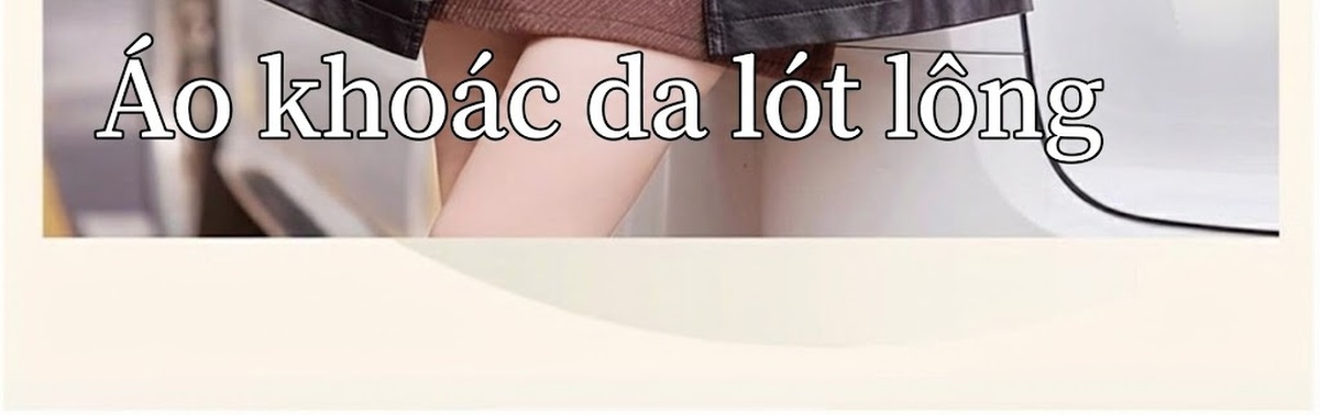 Áo Khoác Da Nữ Lót Lông Dày Dặn Cổ Lông Tháo Rời Màu Đỏ, Nâu, Đen chi tiết 4