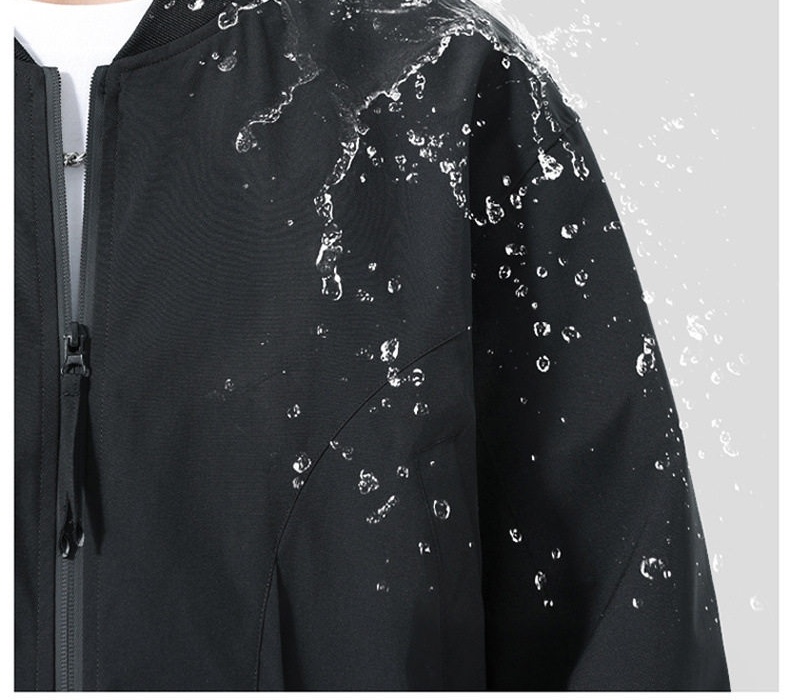 Áo Khoác Bomber Nam Phong Cách Mỹ Form Rộng Chống Gió chi tiết 5