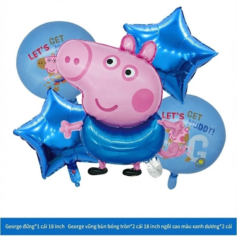 Túi Đeo Vai/Đeo Chéo/Balo Mini Hình Heo Peppa Pig Da Thật Màu Hồng chi tiết 9