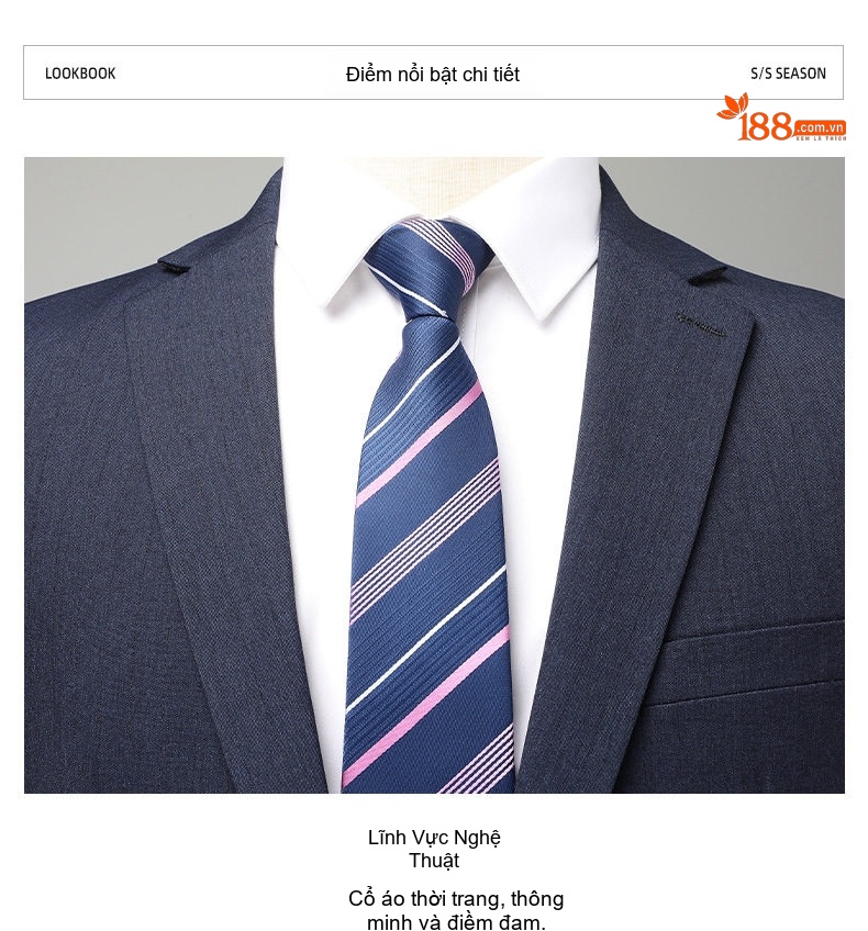 Bộ Vest Nam Wool Lịch Lãm Công Sở Mùa Thu Đông Màu Xanh Navy chi tiết 14
