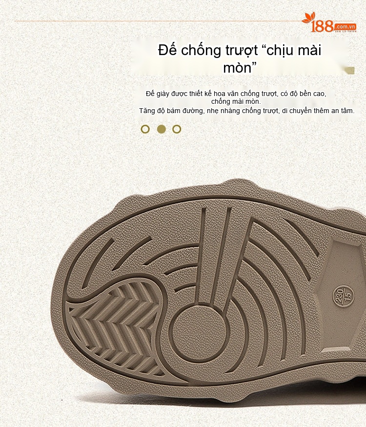 Giày Cao Cổ Nữ Da Bò Buộc Dây Chiều Cao Đế Khoảng 4cm Màu Đỏ chi tiết 5