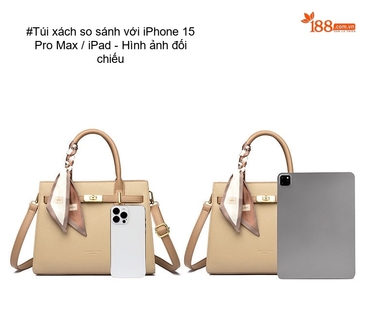 Túi Xách Tay Nữ Đeo Vai Da Bóng Thiết Kế Đơn Giản Phong Cách Trung Niên Sức Chứa Lớn Màu Be, Đen, Nâu chi tiết 6