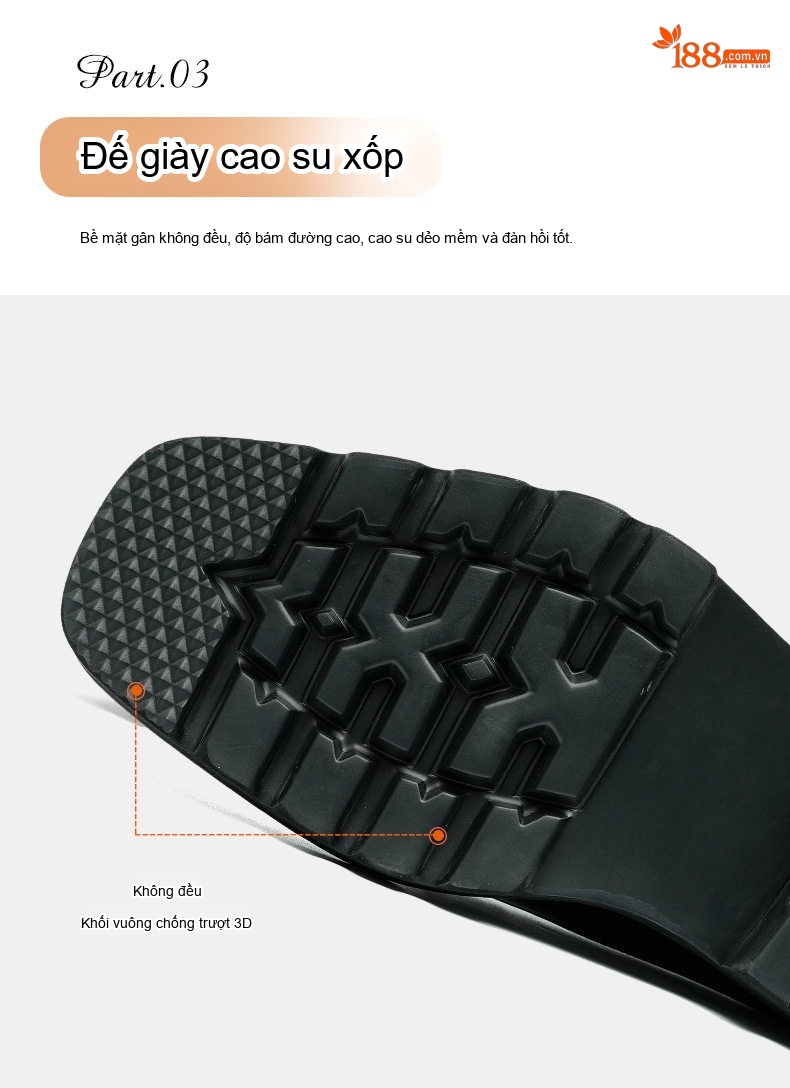 Giày Tây Buộc Dây Nam Da Thật Chiều Cao Đế Khoảng 4cm Phong Cách Anh Quốc Màu Đen, Nâu chi tiết 9