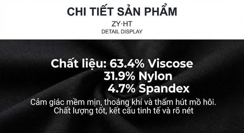Váy liền thân Nữ Lưới Tay Dài Ôm Body Màu Đen chi tiết 3