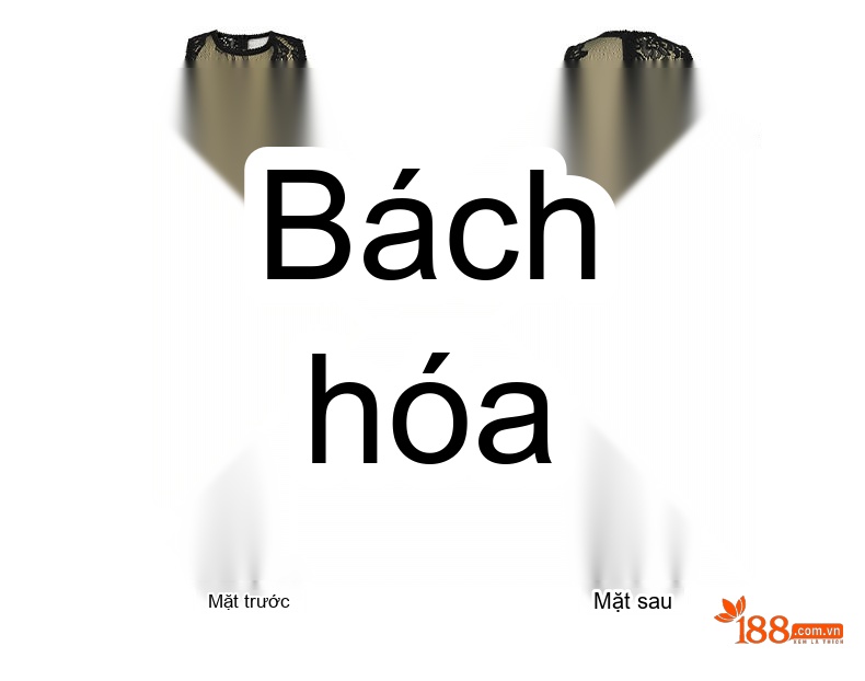 Váy Ôm Body Nữ Cổ Tròn Tay Lỡ Đính Hạt Cườm Ren Đuôi Cá Màu Kem, Đen chi tiết 7