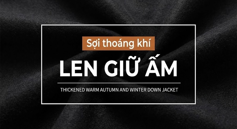 Áo Khoác Dạ Nam Hai Mặt Lót Lông Vũ Có Thể Tháo Rời Màu Đen, Nâu chi tiết 6