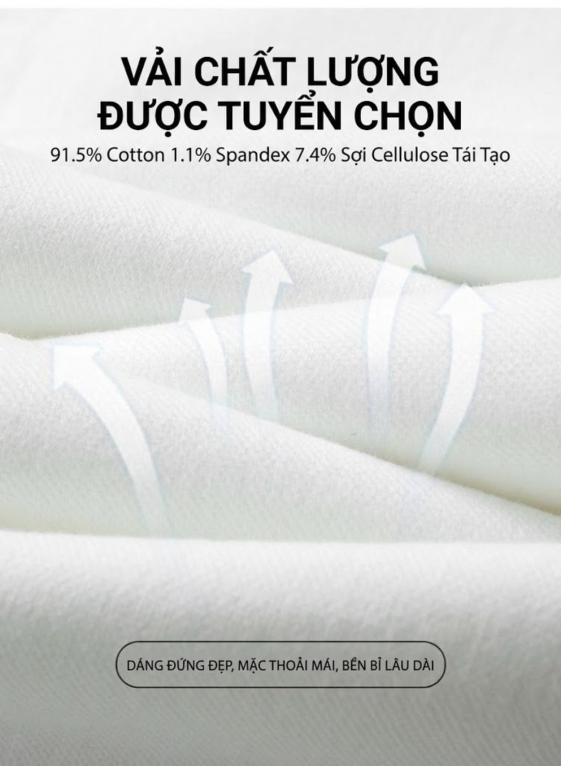 Quần Dài Nam Ống Đứng Co Giãn Màu Xanh Lam Nhạt chi tiết 32