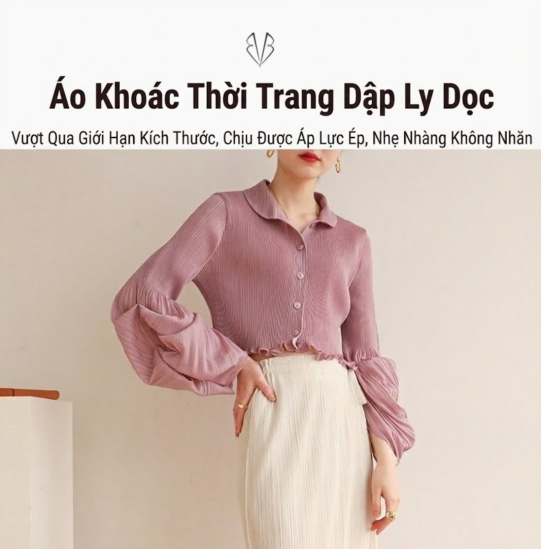 Áo Kiểu Nữ Dáng Ôm Tay Bồng Nhún Bèo Phong Cách Thời Trang Thanh Lịch Màu Hồng, Cam, Trắng, Vàng... chi tiết 1