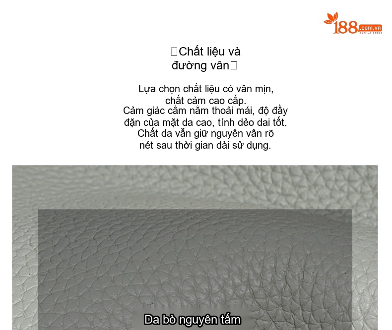 Túi Đeo Vai/Đeo Chéo Nữ Da Mềm Thiết Kế Nhỏ Gọn Màu Nâu, Kem, Xám chi tiết 11