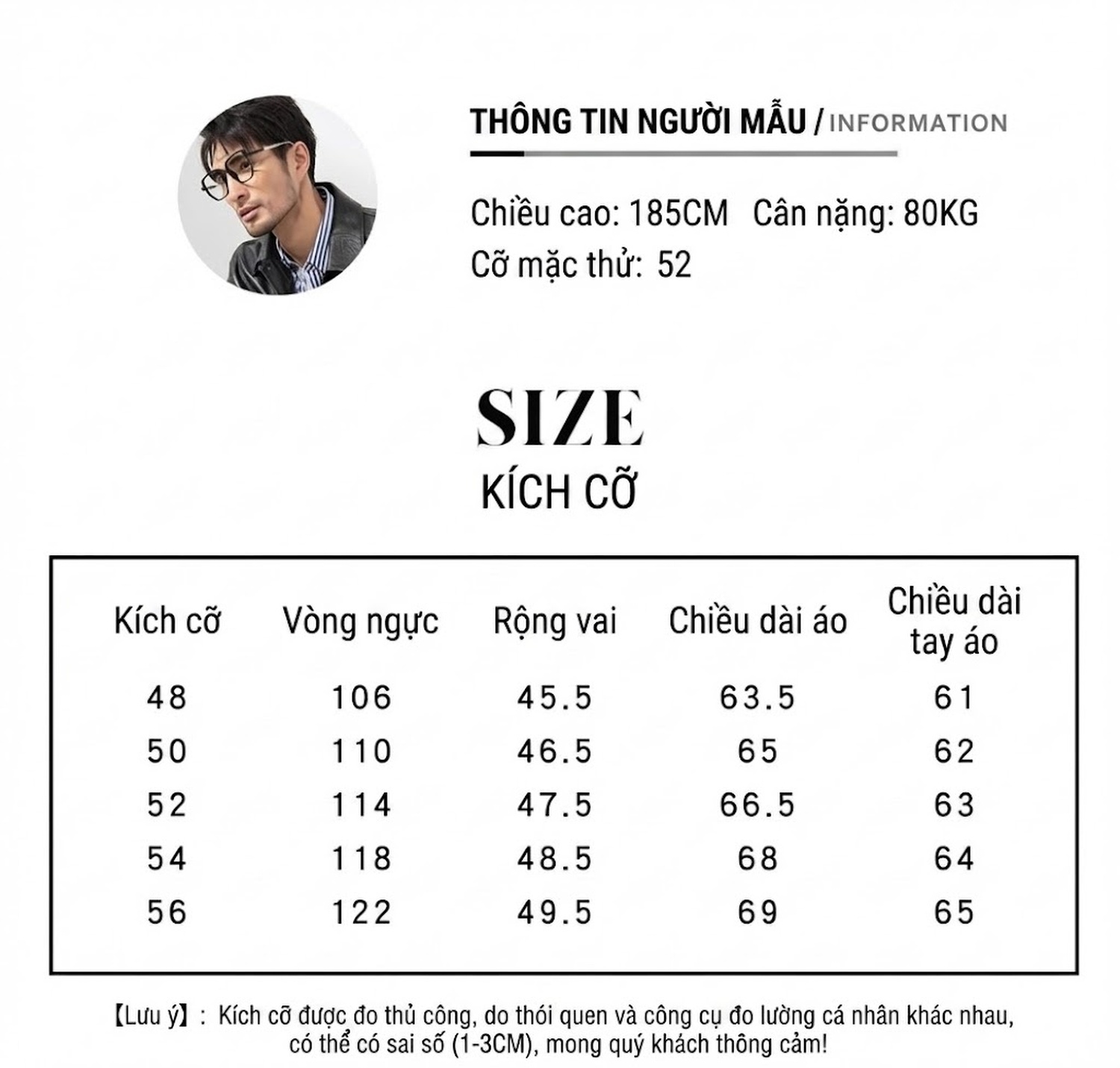 Áo Khoác Da Cừu Nam Dáng Ngắn Cổ Bẻ Rộng Màu Đen, Nâu chi tiết 9