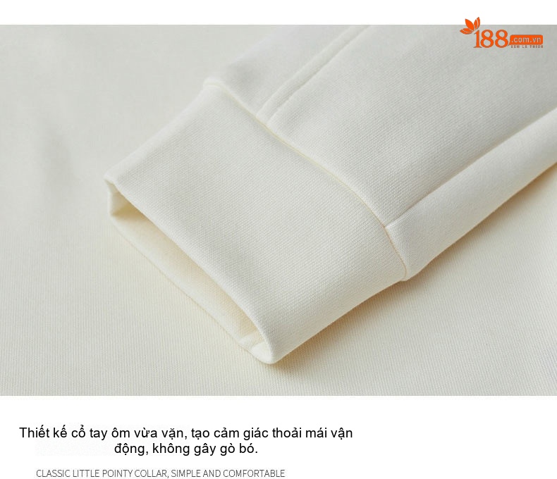 Áo Polo Nam Dài Tay Khóa Kéo Cổ Bẻ Form Rộng Thoải Mái Phong Cách Thời Trang Màu Trắng, Xám, Đen chi tiết 11