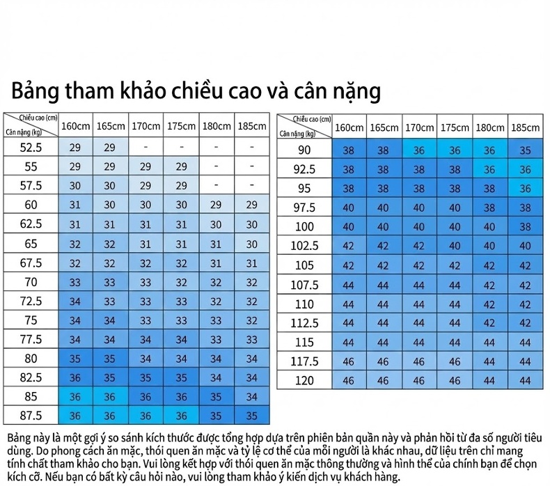 Quần Jeans Dáng Suông Nam Ống Đứng Lớn Tuổi Trung Niên Màu Xanh Dương chi tiết 12