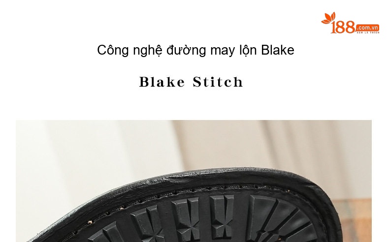 Giày Boot Nam Da Thật Cổ Ngắn Oxford Chiều Cao Đế Khoảng 3cm Màu Đen chi tiết 3