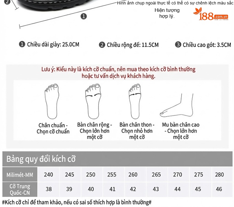 Dép Sandal Nam Xỏ Ngón Da Mờ Quai Dán Chiều Cao Đế Khoảng 3cm Màu Đen, Nâu, Xám, Rêu... chi tiết 11