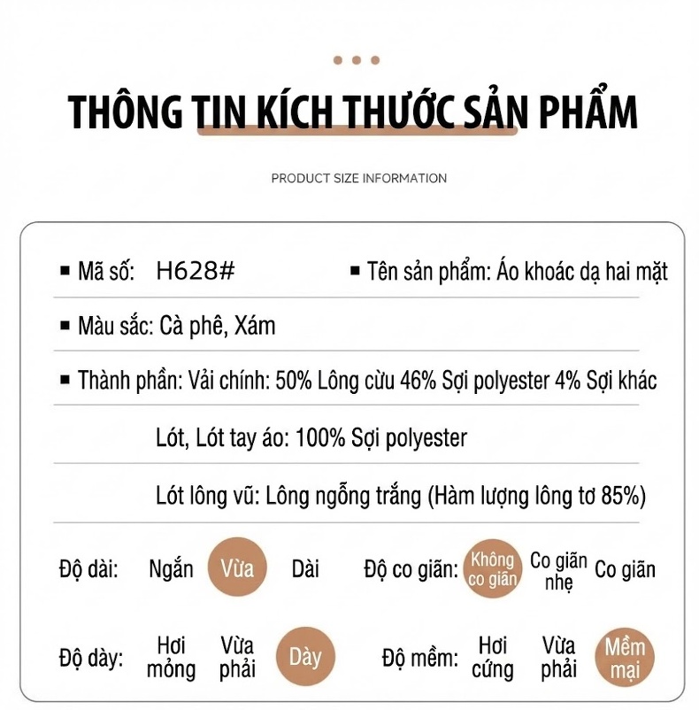 Áo Khoác Dạ Nam Lông Vũ Lót Trong Tháo Rời Phong Cách Business Casual Màu Xám chi tiết 18