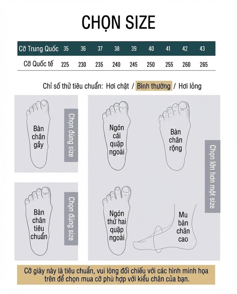 Dép Sandal Nữ Quai Ngang Da Bò Đế Cao 5cm - 6cm Màu Đen, Kem chi tiết 5