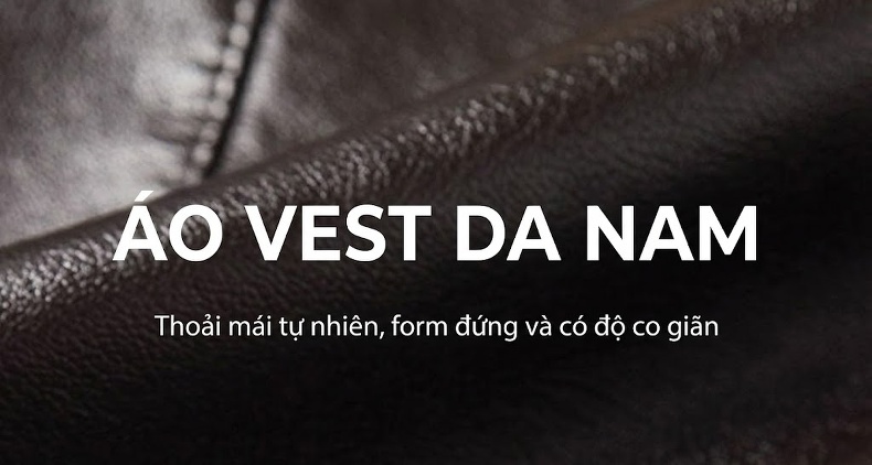 Áo Blazer Nam Da PU Phong Cách Lịch Lãm Màu Đen, Nâu chi tiết 1