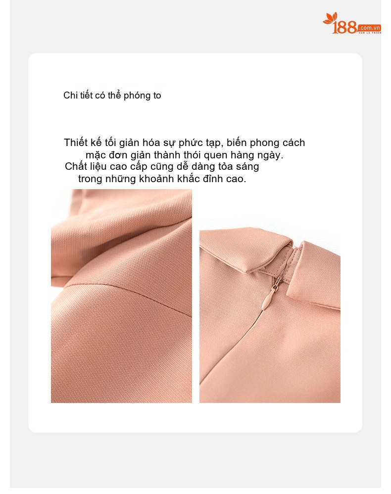 Váy Polo Nữ Tay Ngắn Dáng Xòe Thắt Eo Phong Cách Tiểu Thư Màu Hồng, Đen chi tiết 7