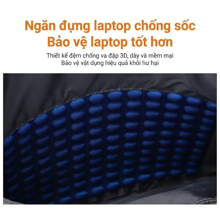 Túi Đeo Chéo Vải Oxford Đa Năng, Túi Máy Ảnh Du Lịch, Túi Xách Công Sở Nam Nữ Màu Xám, Đen chi tiết 8