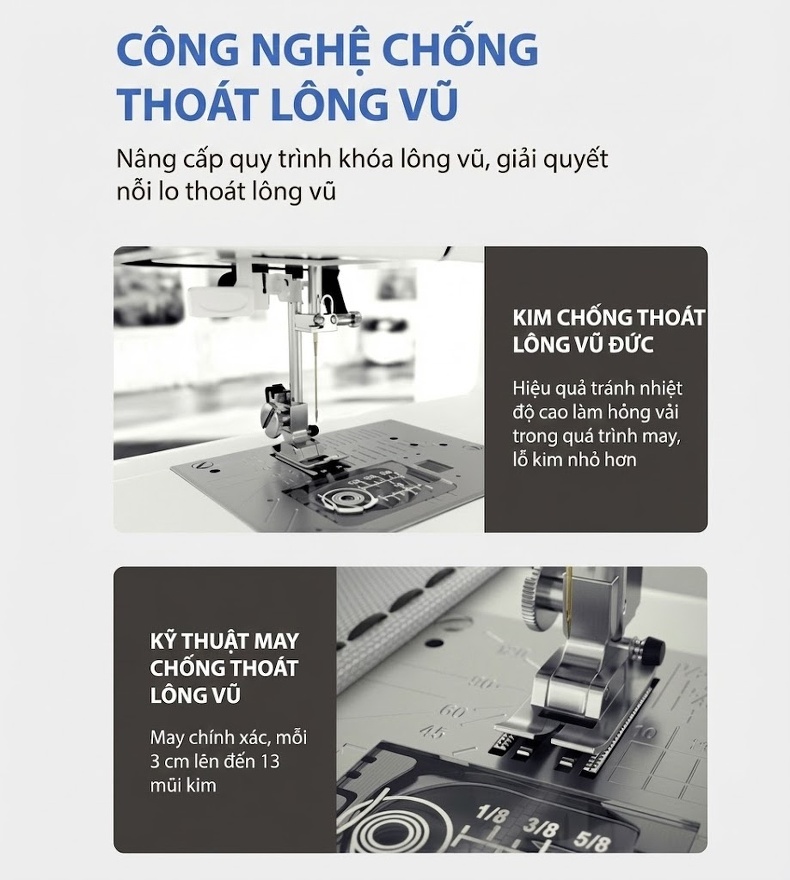Áo Khoác Phao Nam Lông Vũ Áo Vest Cổ Áo Tháo Rời Màu Be, Đen, Xanh Navy chi tiết 9