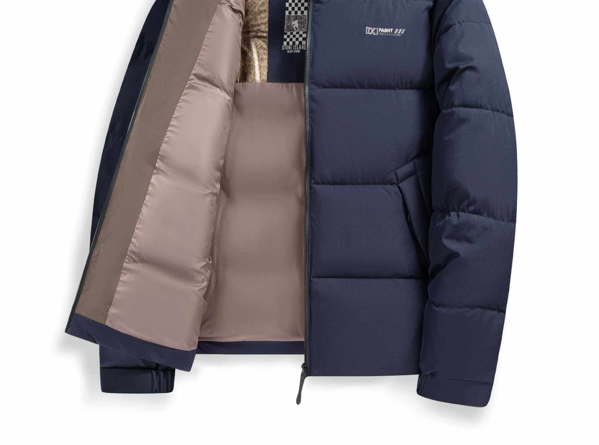 Áo Khoác Phao Nam Cotton Dáng Ngắn Cổ Đứng Kiểu Dáng Áo Phao Màu Trắng, Đen, Xanh Navy
