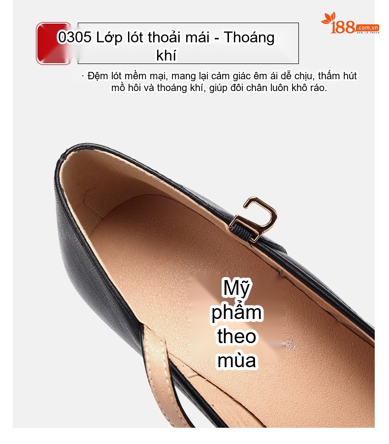 Giày Cao Gót Nữ Quai Ngang Đế Dày 15cm Da Bóng Màu Đen, Trắng, Đỏ, Bạc... chi tiết 7