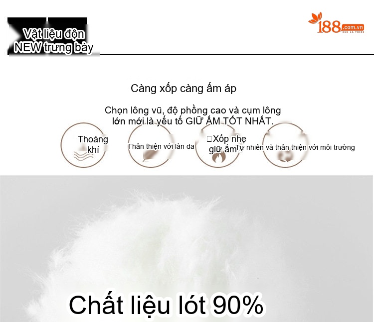 Áo Phao Nữ Dáng Dài Vừa Vải Bóng Mũ Trùm Đầu Lót Lông Vịt Trắng Dày Dặn Màu Đỏ, Đen chi tiết 6