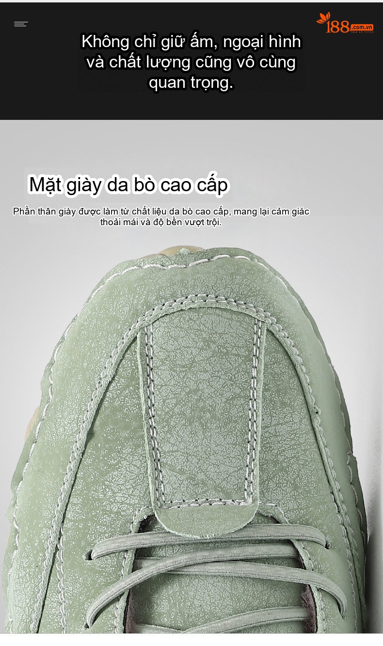 Giày Martin Nam Cổ Cao Lót Lông Giữ Ấm Chiều Cao Đế Khoảng 3cm Màu Xanh Lá, Hồng, Xanh Dương, Trắng... chi tiết 7