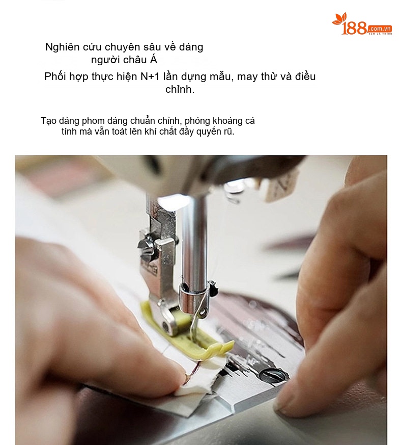 Set Áo Khoác Lửng Tay Dài Cổ Tròn và Chân Váy Midi A Line Trám Bông Dày Dặn Màu Nâu, Đỏ chi tiết 6