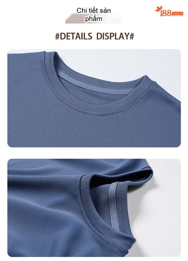 Áo Thun Dài Tay Nam Cổ Tròn Form Rộng Phong Cách Retro Màu Xanh Dương Ombre, Trắng Ombre, Xanh Lá Ombre, Hồng Ombre... chi tiết 20