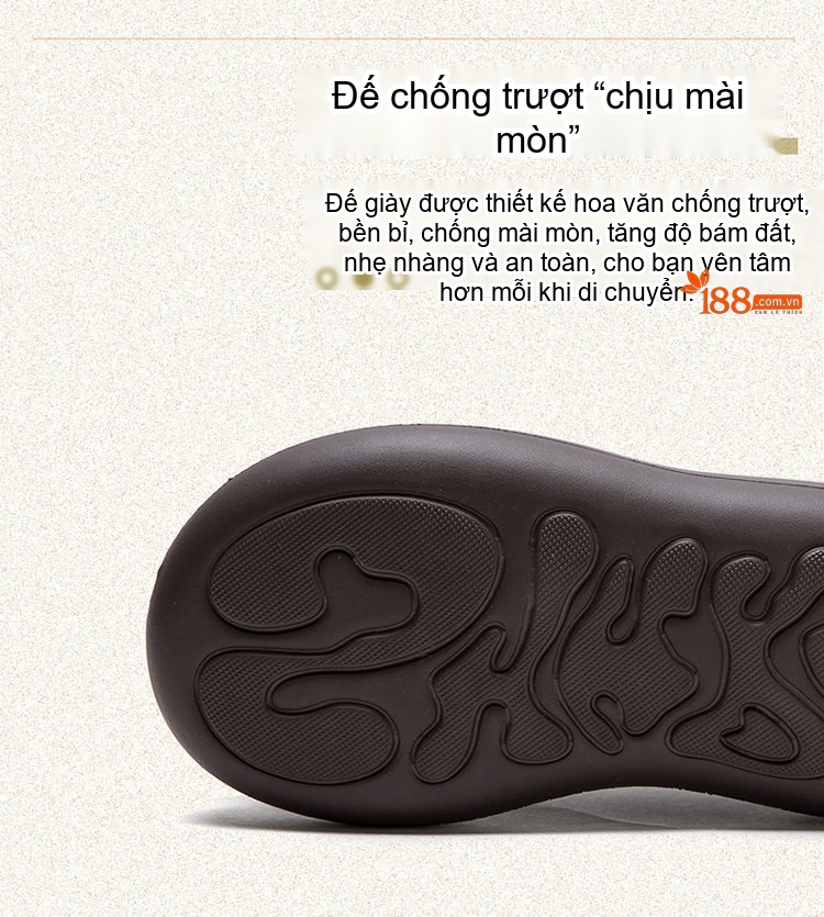 Giày Thể Thao Nữ Da Bóng Đế Bằng Chiều Cao Đế Khoảng 5cm Màu Đen, Nâu chi tiết 6