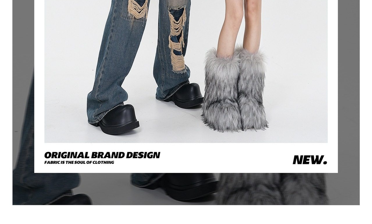 Áo Sweater Nam Nữ Dệt Kim Form Rộng Rách Gấu Phong Cách Streetwear Màu Xám, Đen chi tiết 3