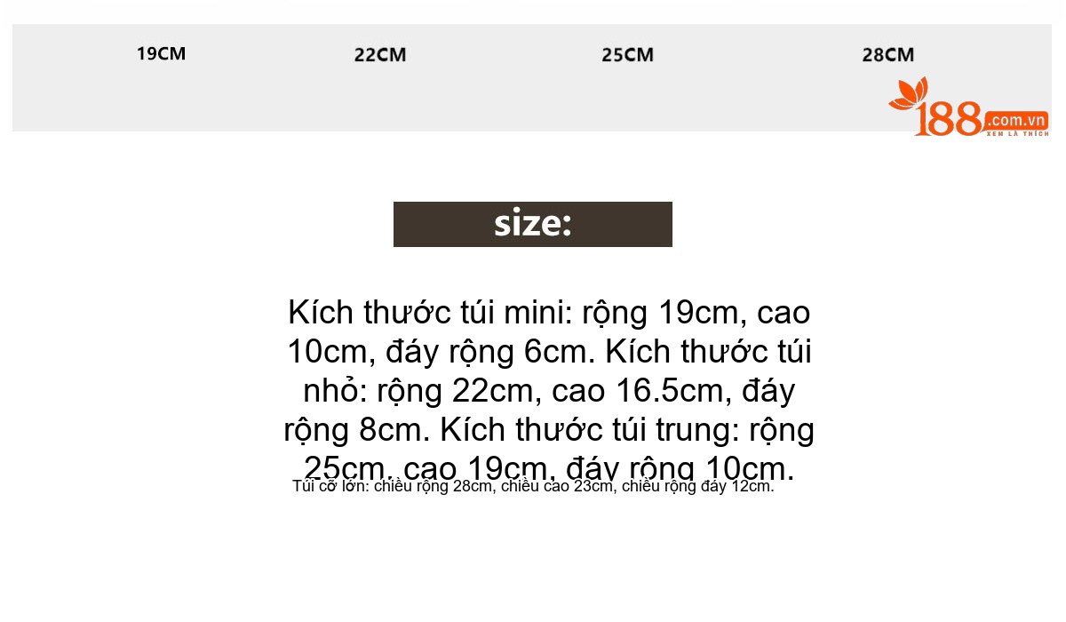 Túi Kelly Mini Da Bò Vân Tay Cầm Tay Đeo Vai Chéo Phong Cách Thời Trang Màu Trắng, Nâu, Xám, Đen... chi tiết 7