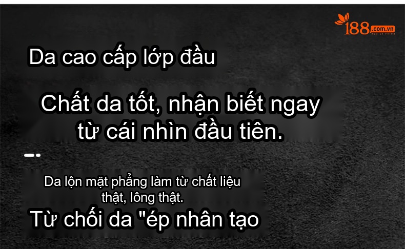 Áo Khoác Da Nam Da Cừu Dáng Ngắn Màu Nâu Đậm chi tiết 5