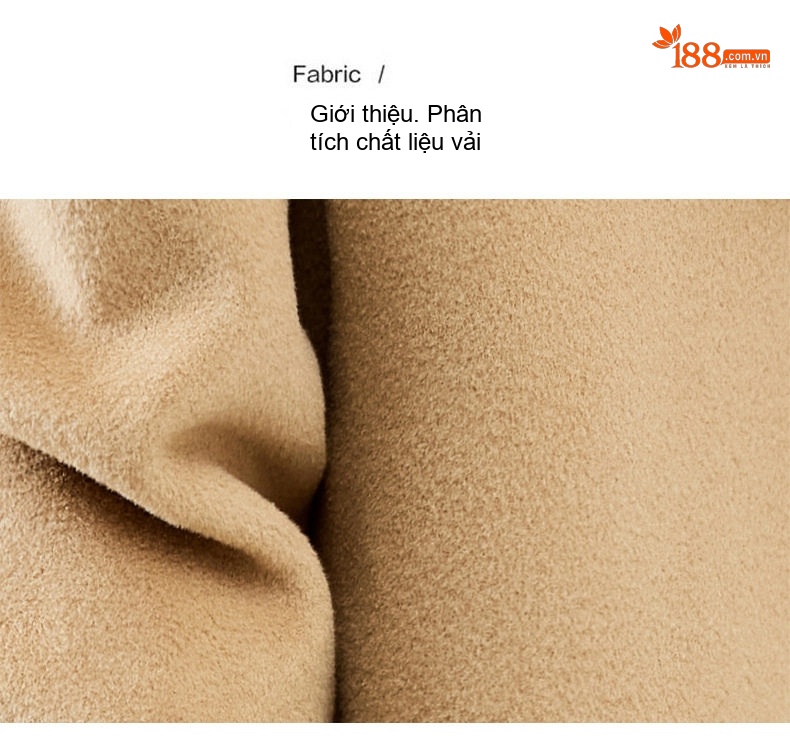 Áo Khoác Dạ Nữ Ngắn Hai Mặt Dáng Blazer Thanh Lịch Màu Be, Nâu chi tiết 13