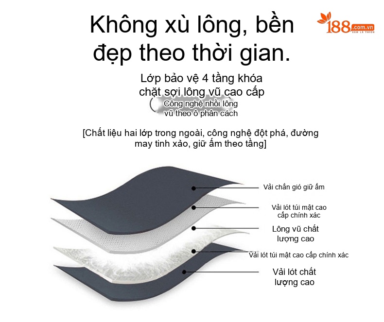 Áo Khoác Phao Nữ Ngắn Tay Bồng Phong Cách Cổ Điển Nhẹ Nhàng Màu Kem, Xanh chi tiết 8