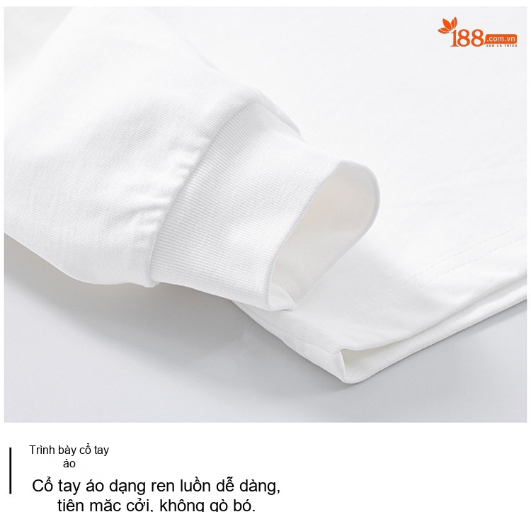 Áo Thun Tay Dài Nam Cotton In Hình Xe Motor Phong Cách Đường Phố Thoải Mái Màu Trắng chi tiết 15